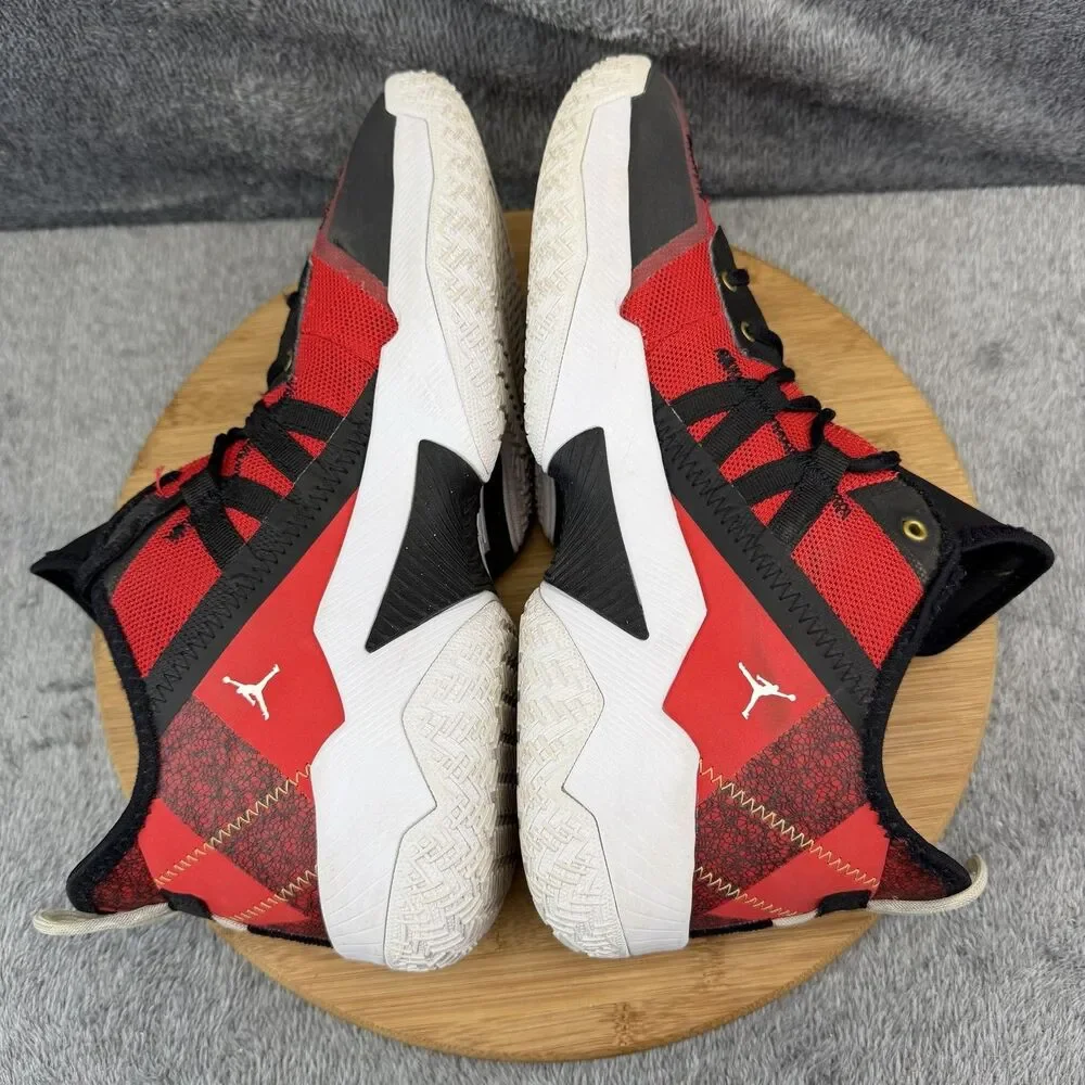 Jordan Westbrook One Take II Shoes Mens Size 11 Red Plaid Basketball CW2457-607